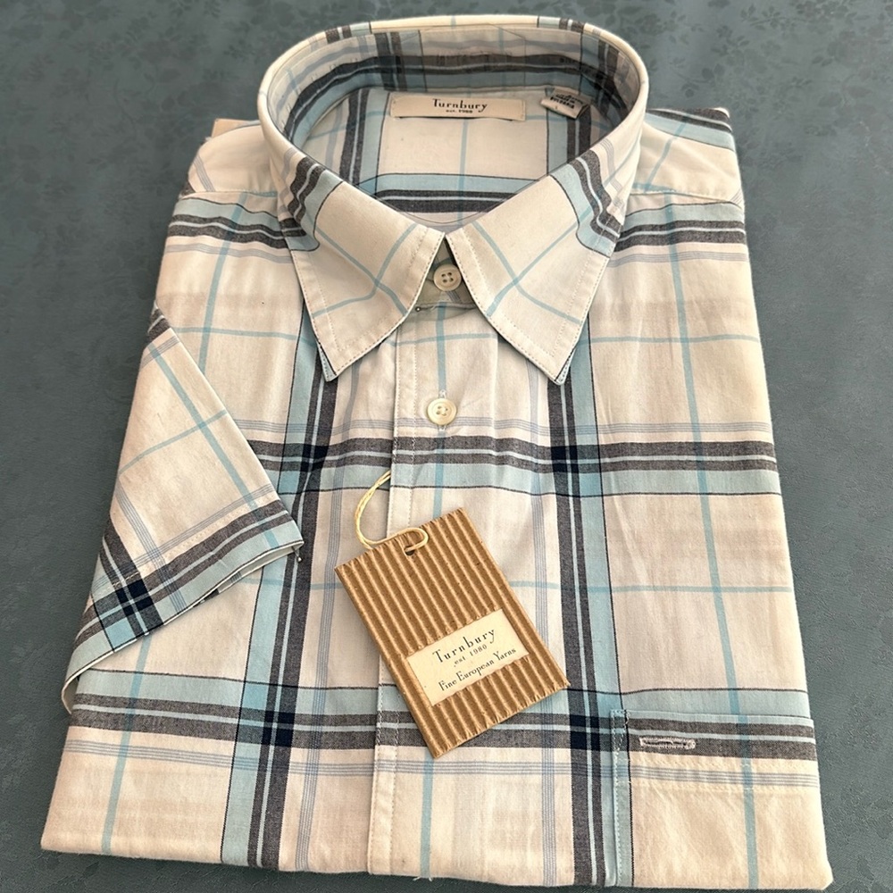 NWT Turnbury Short Sleeved Shirt